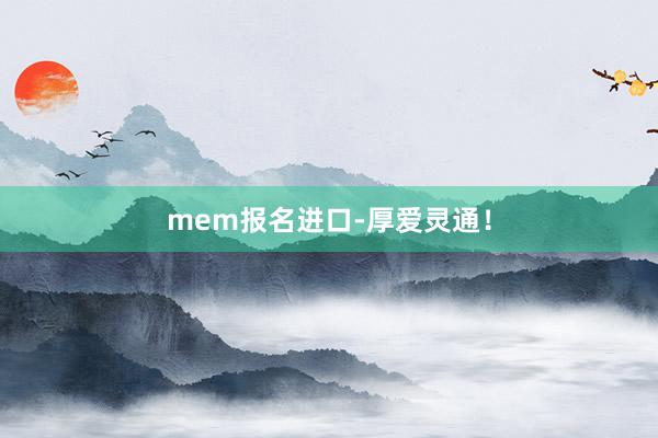 mem报名进口-厚爱灵通！